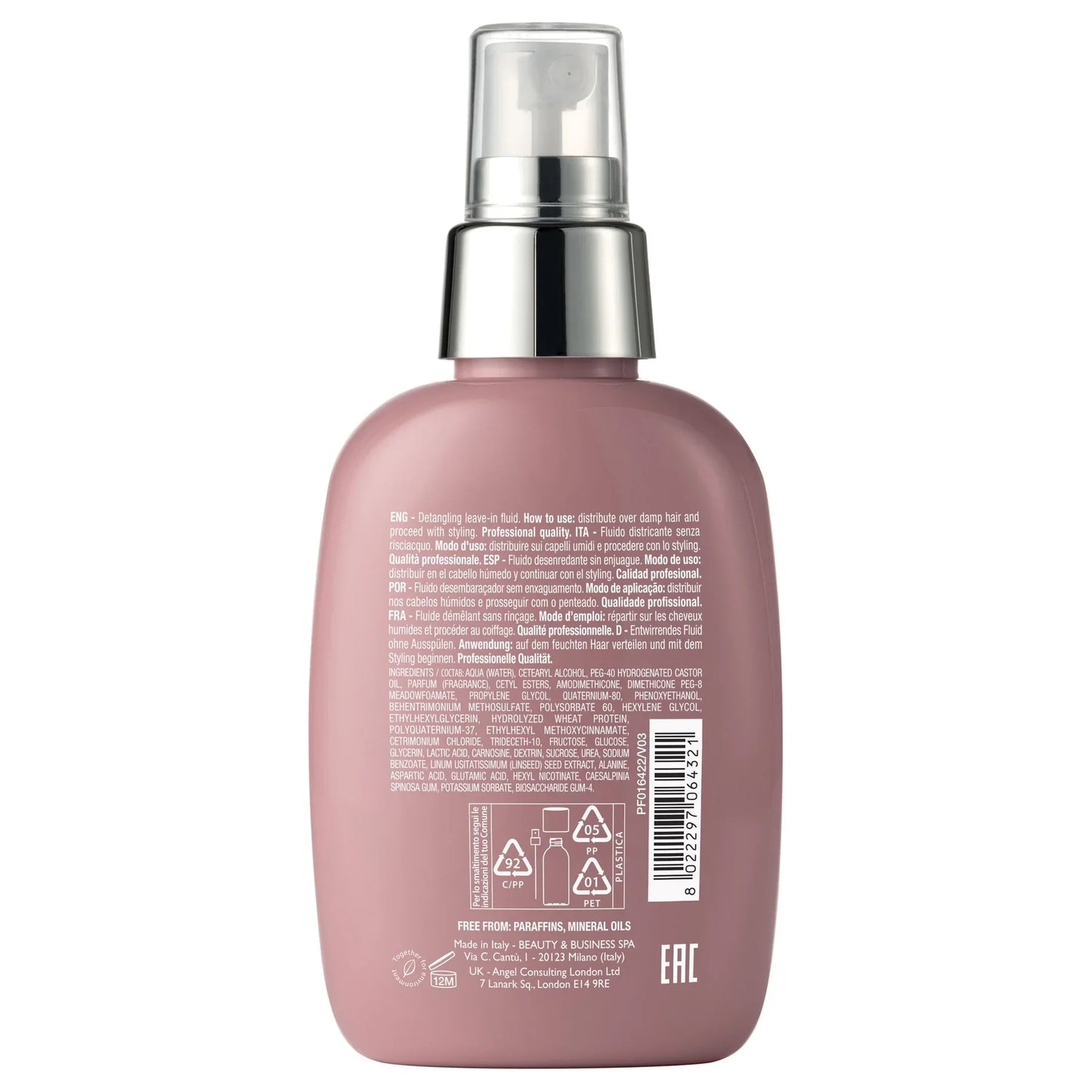 Alfaparf Milano Semi Di Lino Moisture Nutritive Detangling Fluid 125ml