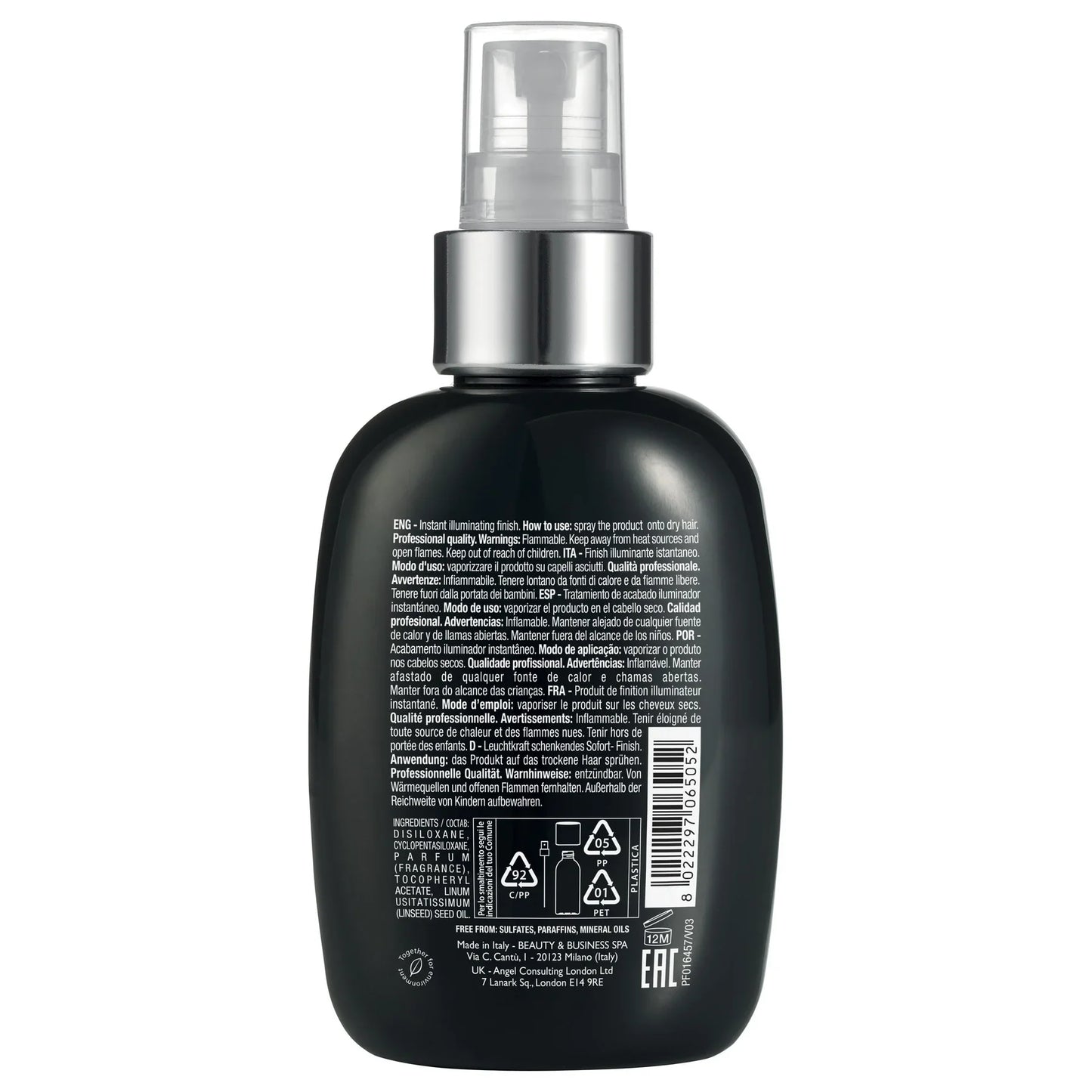 Alfaparf Milano Semi Di Lino Sublime Cristalli Spray 125ml