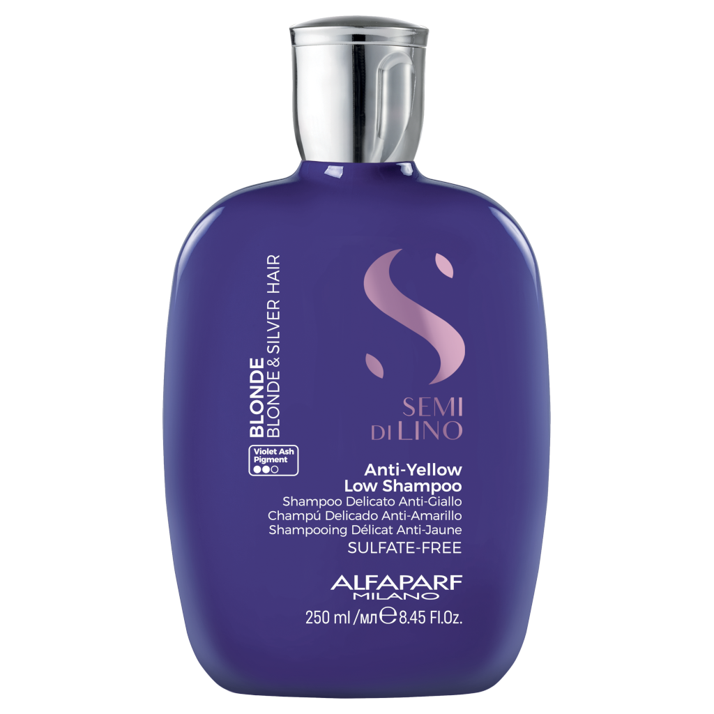 Alfaparf Milano Semi di Lino Blonde Anti-Yellow Low Shampoo 250 ml